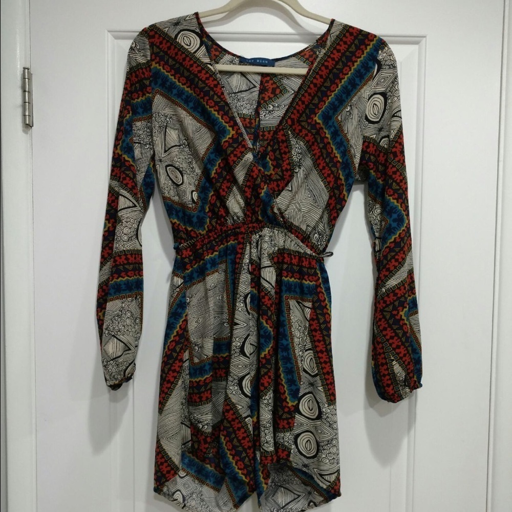 Lac Bleu Romper Multi-Color